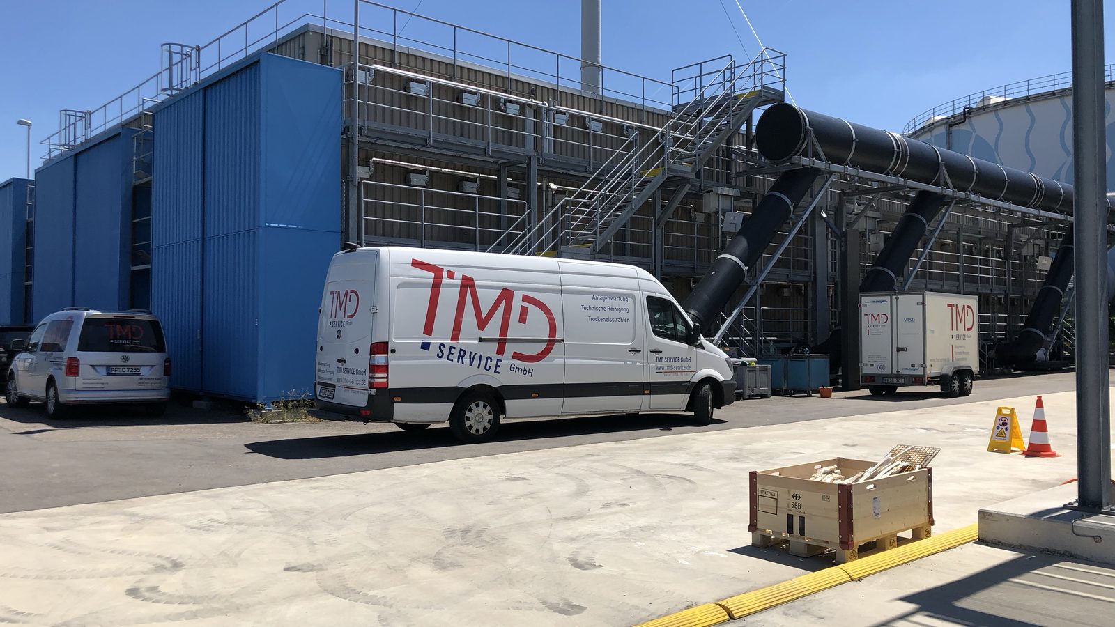 RTO-Reinigung in einem Chemiewerk in der Schweiz